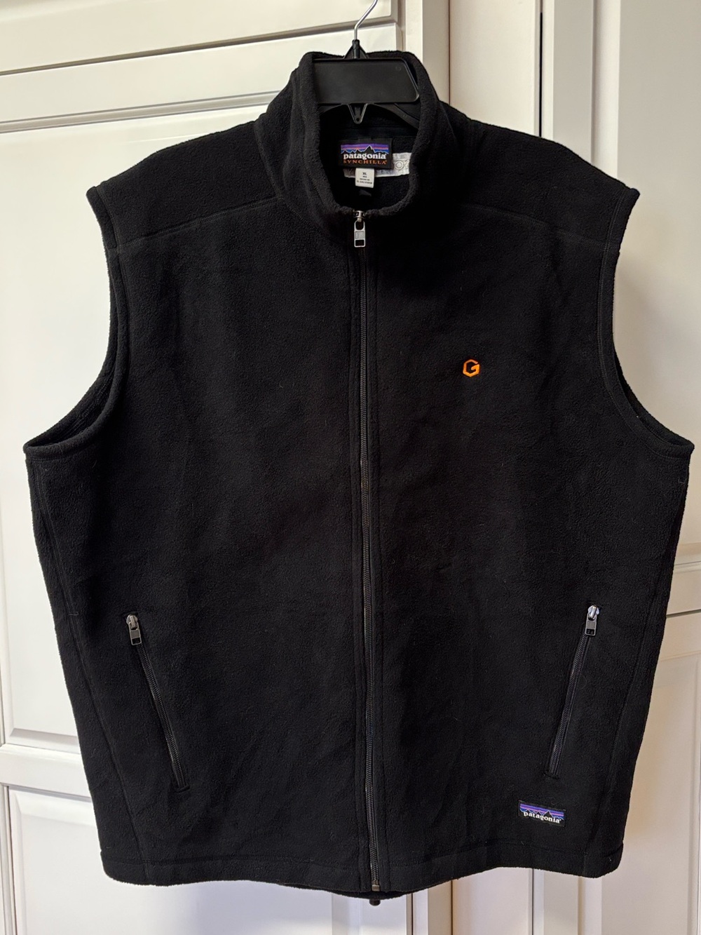 PATAGONIA Synchilla Fleece Vest in Black sz XL